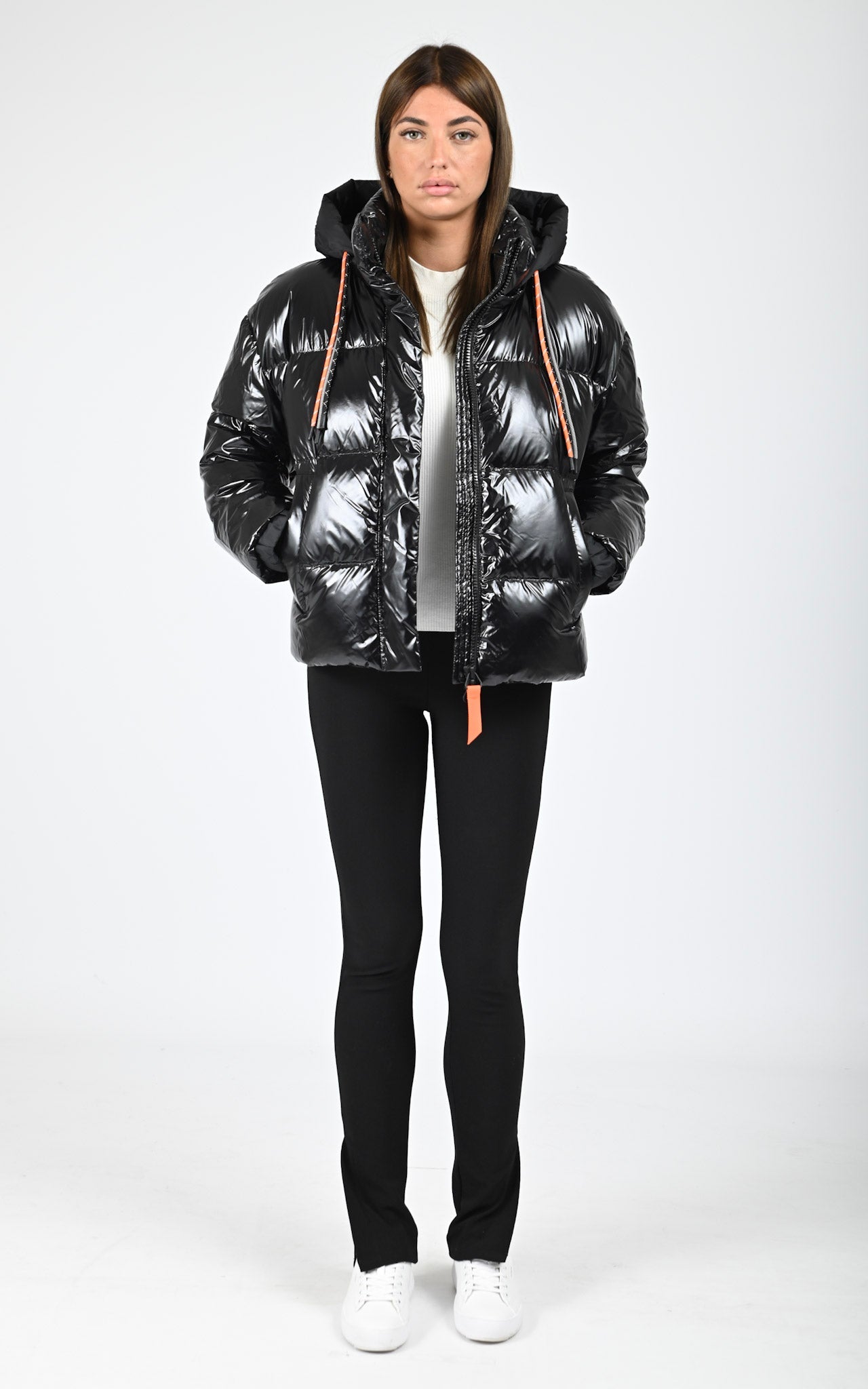 Doudoune à capuche Lili Bright noir