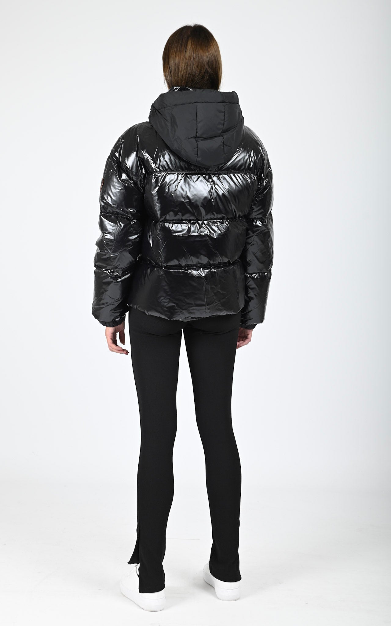 Doudoune à capuche Lili Bright noir