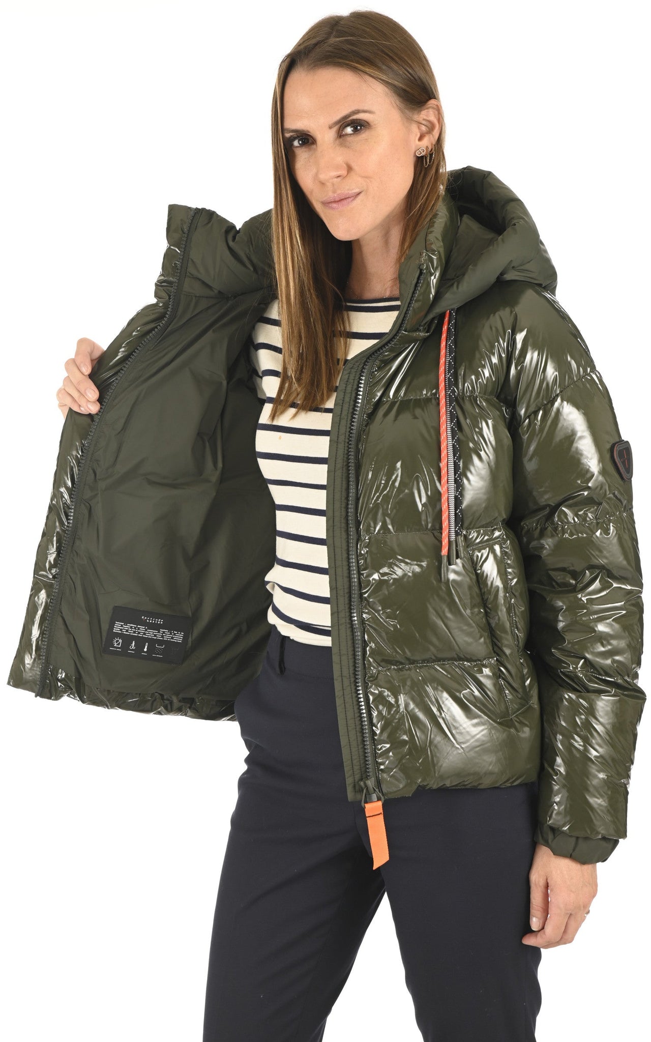 Doudoune à capuche Lili Bright kaki