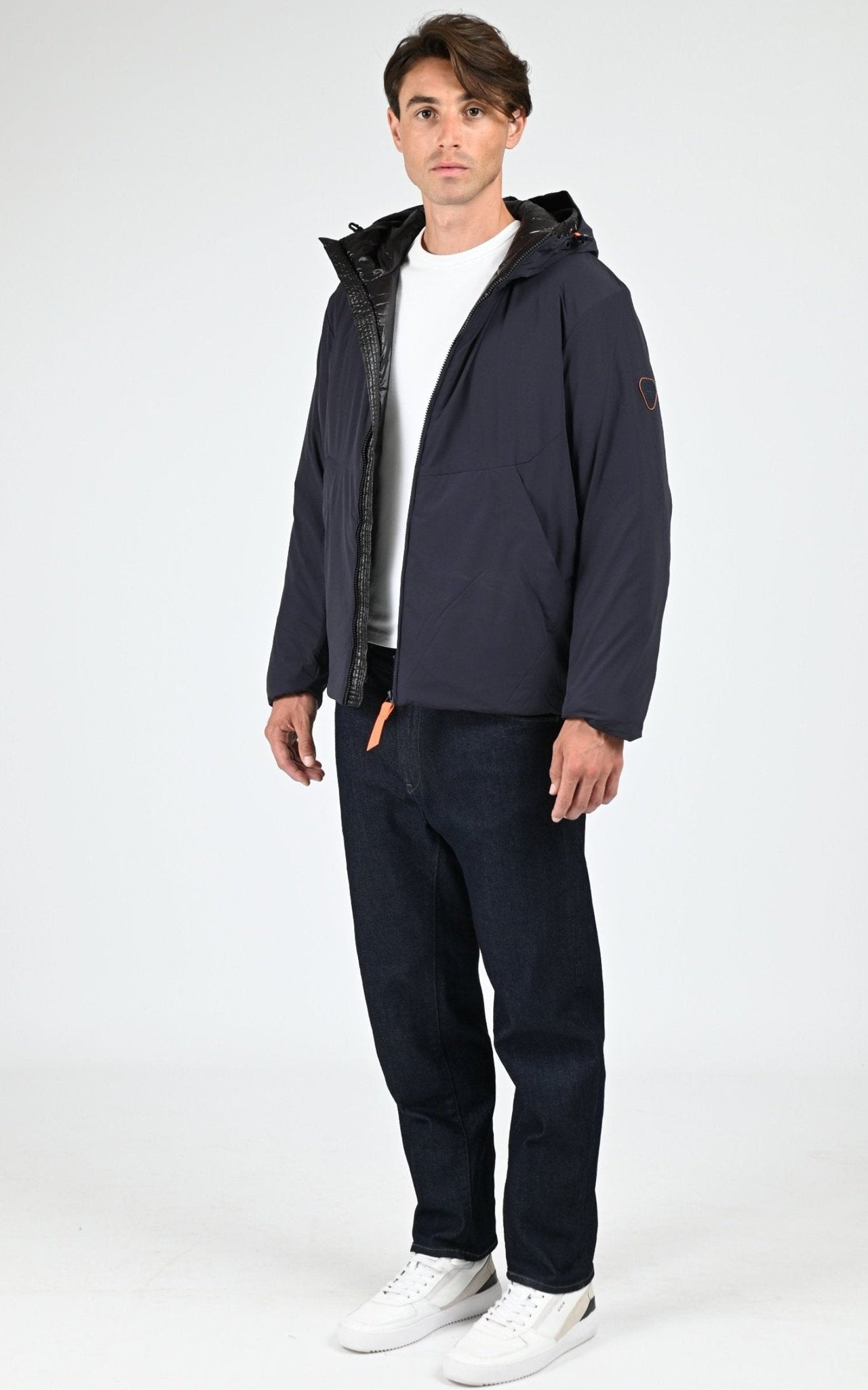 Parka courte Elzear bleu nuit