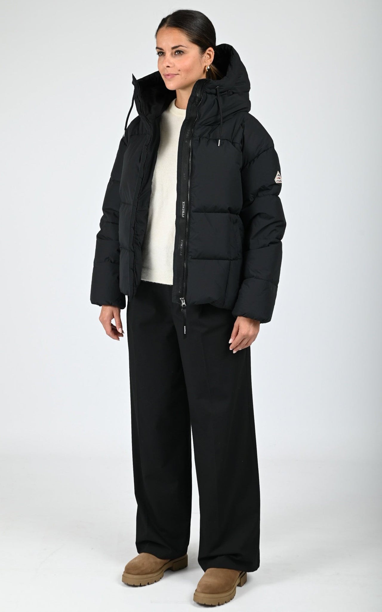 Doudoune courte Harmonie noir