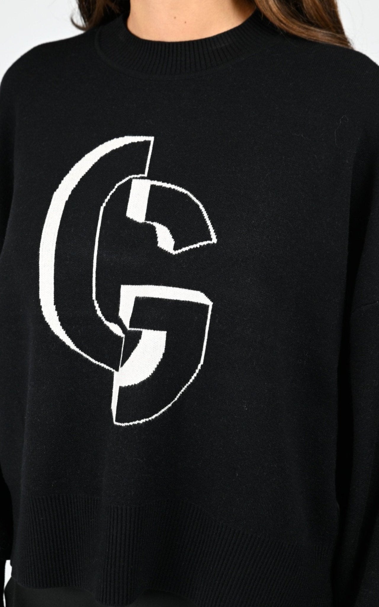 Pull maille Natalia noir