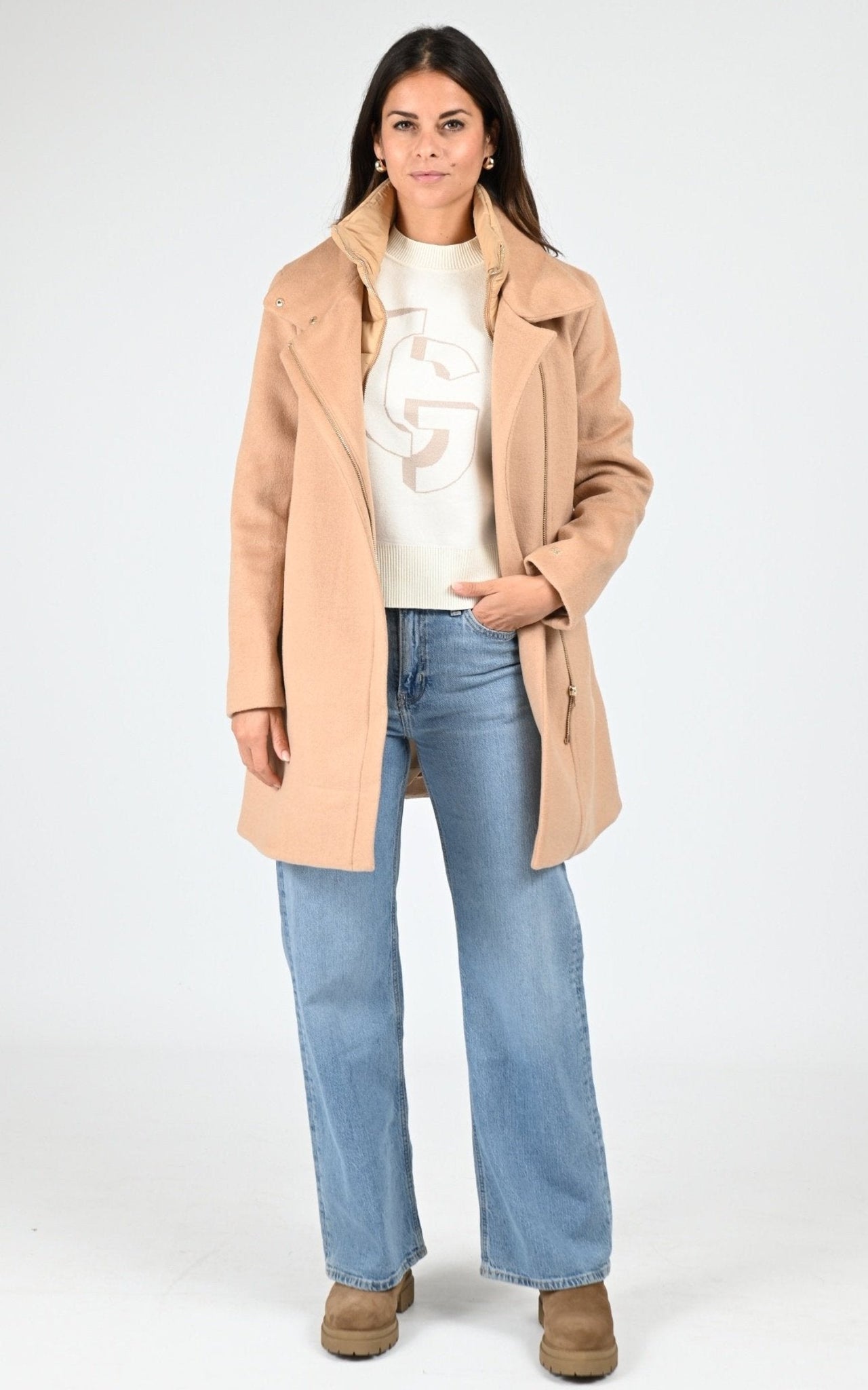 Pull maille Natalia blanc