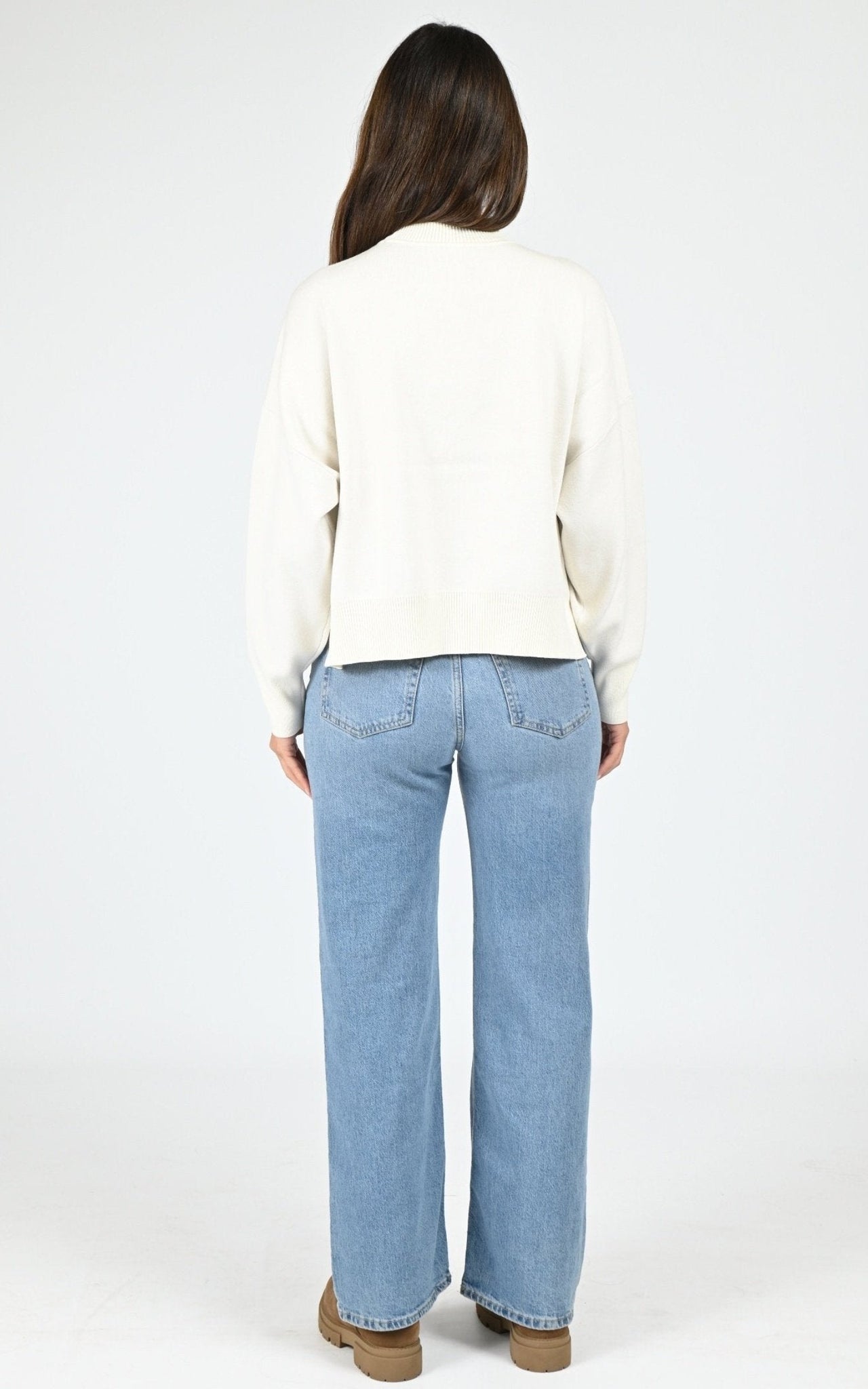 Pull maille Natalia blanc