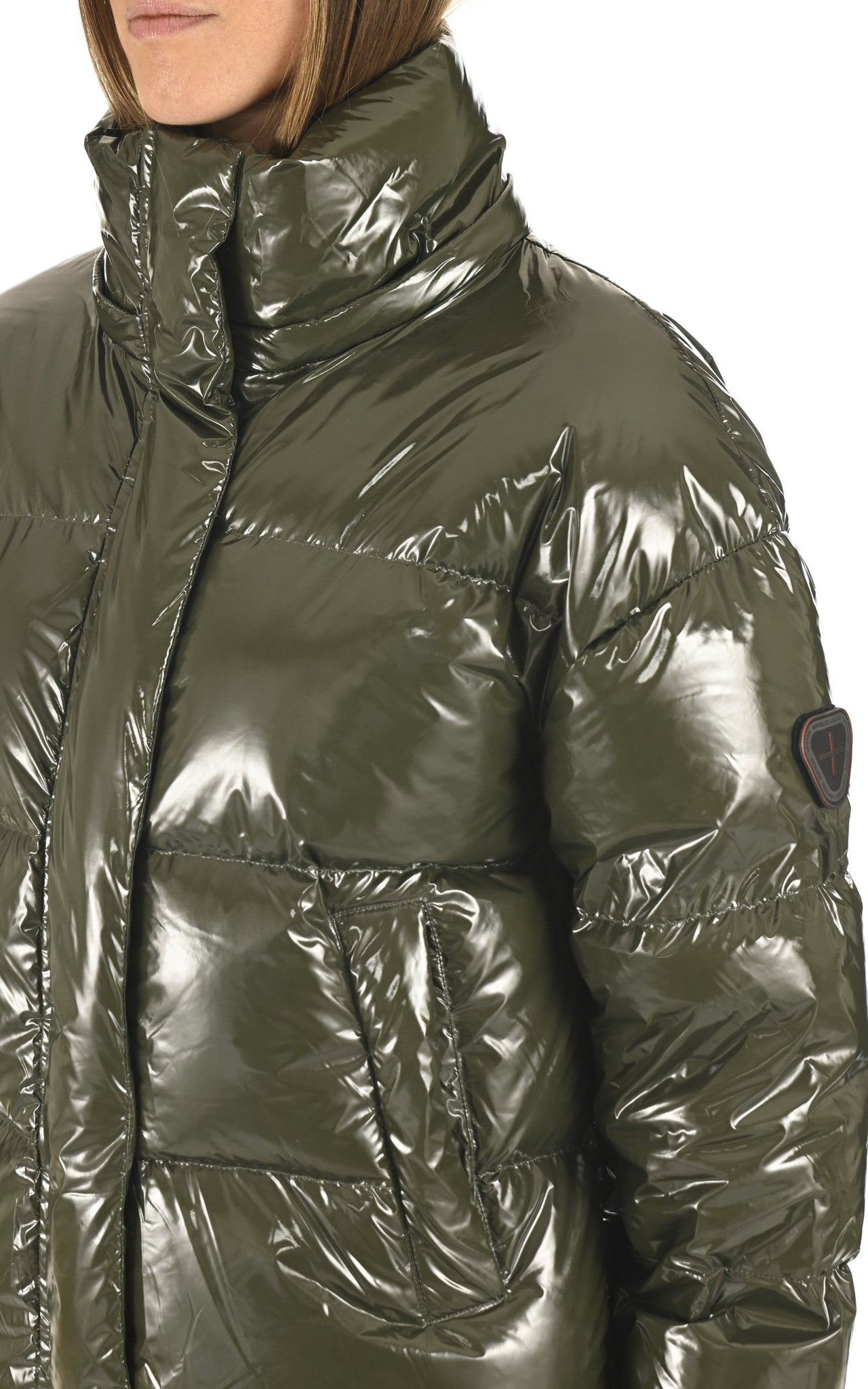 Doudoune à capuche Lili Bright kaki