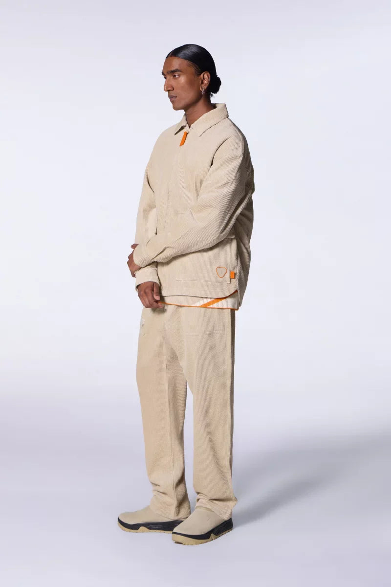 Veste chemise mixte en velours côtelé Aston