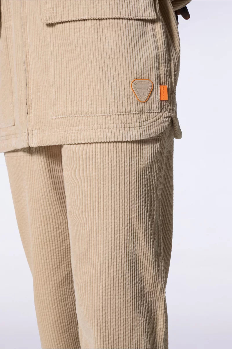 Veste chemise mixte en velours côtelé Aston