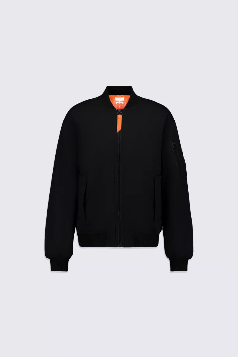 Bomber oversize en nylon stretch Saul