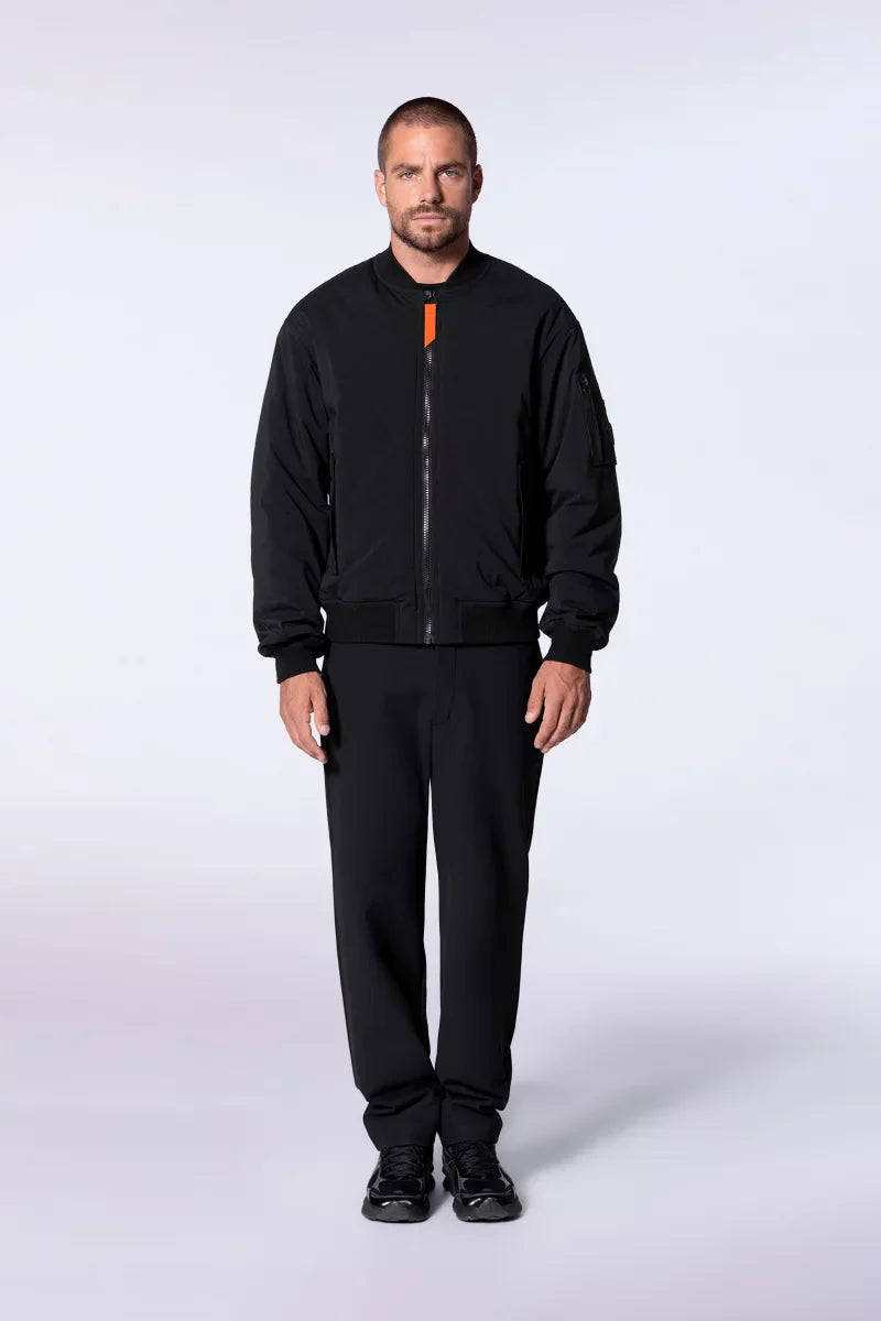 Bomber oversize en nylon stretch Saul