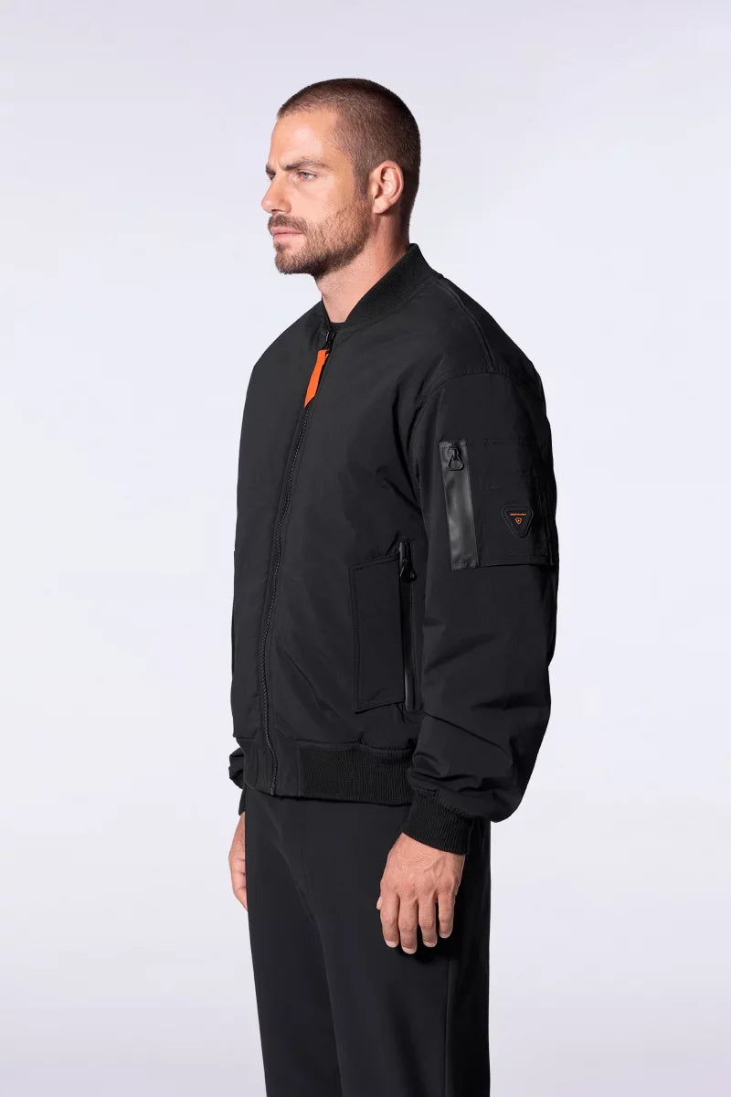 Bomber oversize en nylon stretch Saul